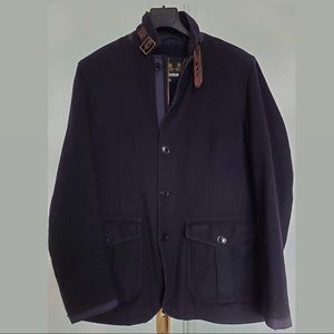 BARBOUR wool jacket with fleece inside Size Medium
